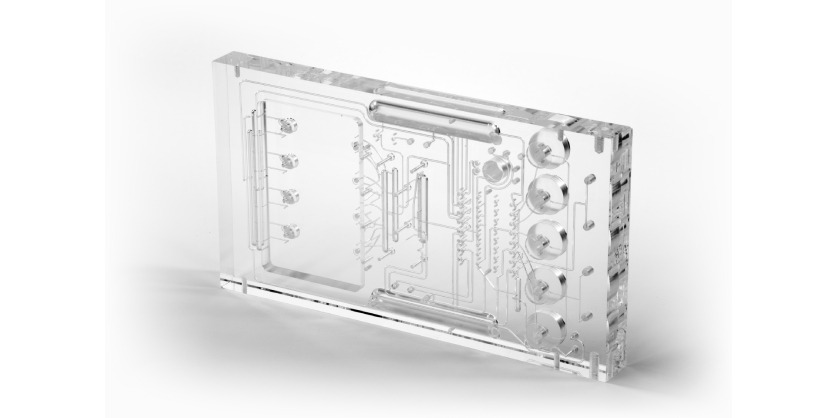 Festo Adding Production of Multilayer Manifolds for Medical Technology, Lab Automation