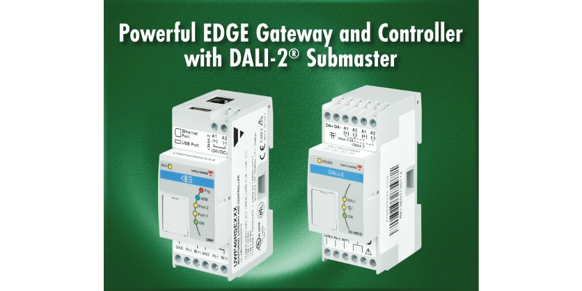 Powerful EDGE Gateway and Controller with DALI-2® Submaster