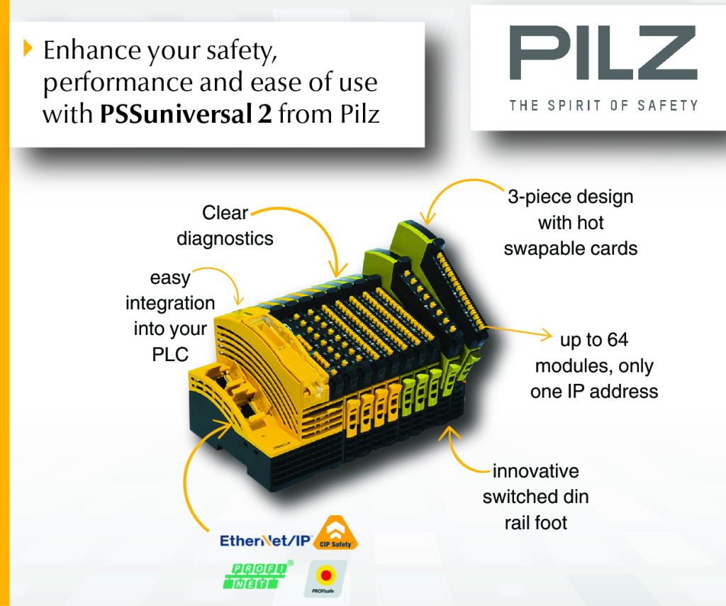 Enhance your safety performance and ease of use with PSSuniversal 2 from Pilz